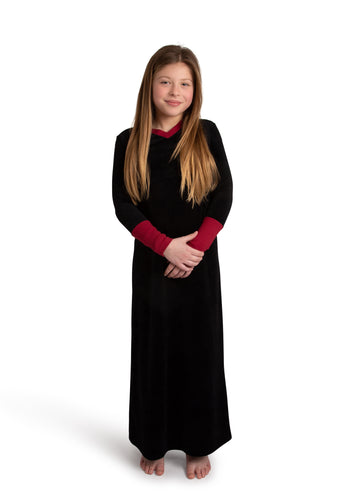 Nightgown For Girls |  Classic Elegance Velour Nightgown