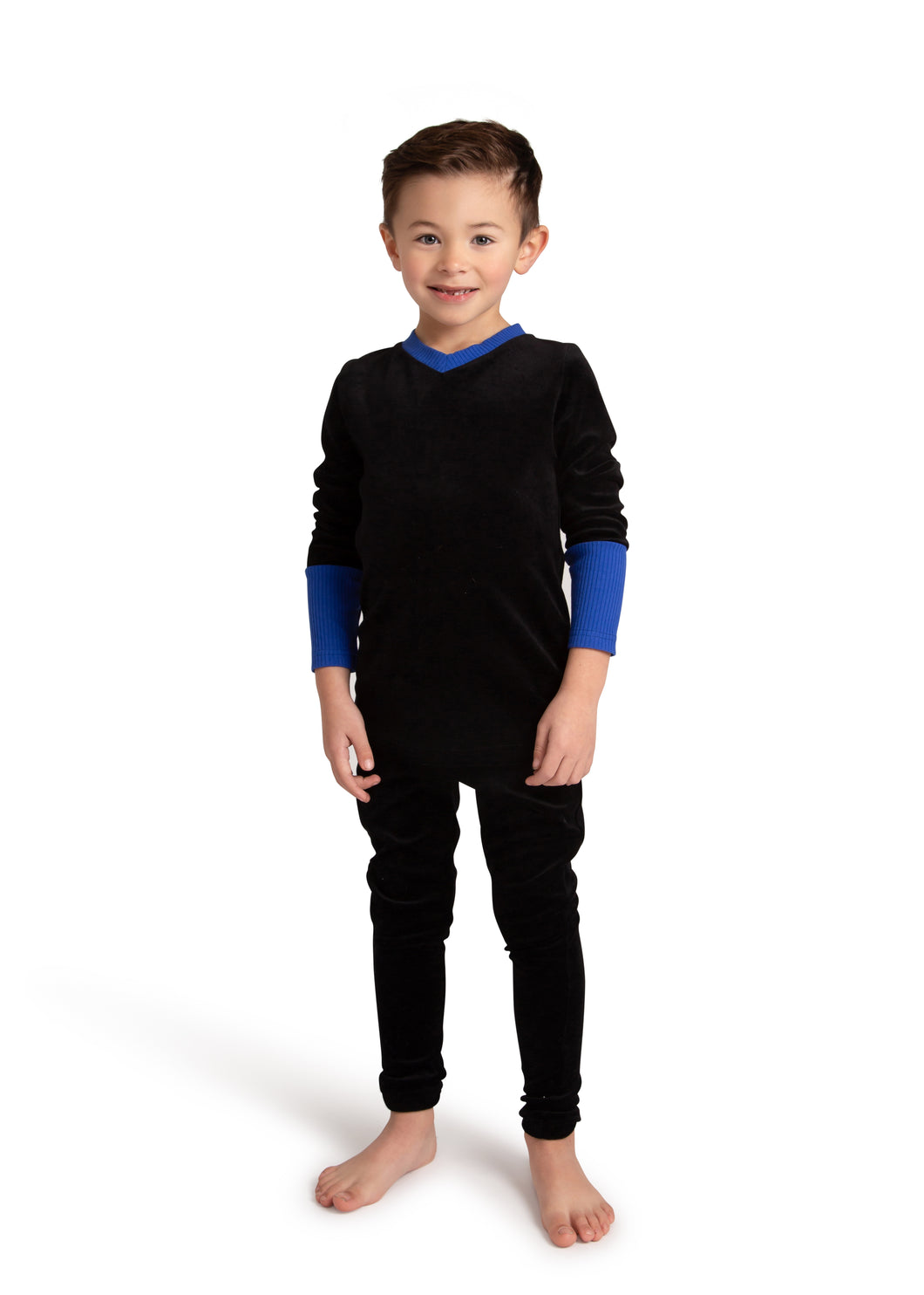 Pajamas For Boys | Sophisticated Velour Pajama Set