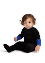 Load image into Gallery viewer, Stretchie For Baby Boy | Sophisticated Velour Pajama Set