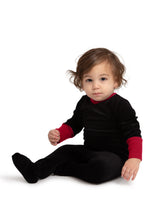 Load image into Gallery viewer, Stretchie For Baby Girl | Classic Elegance Velour Footsie