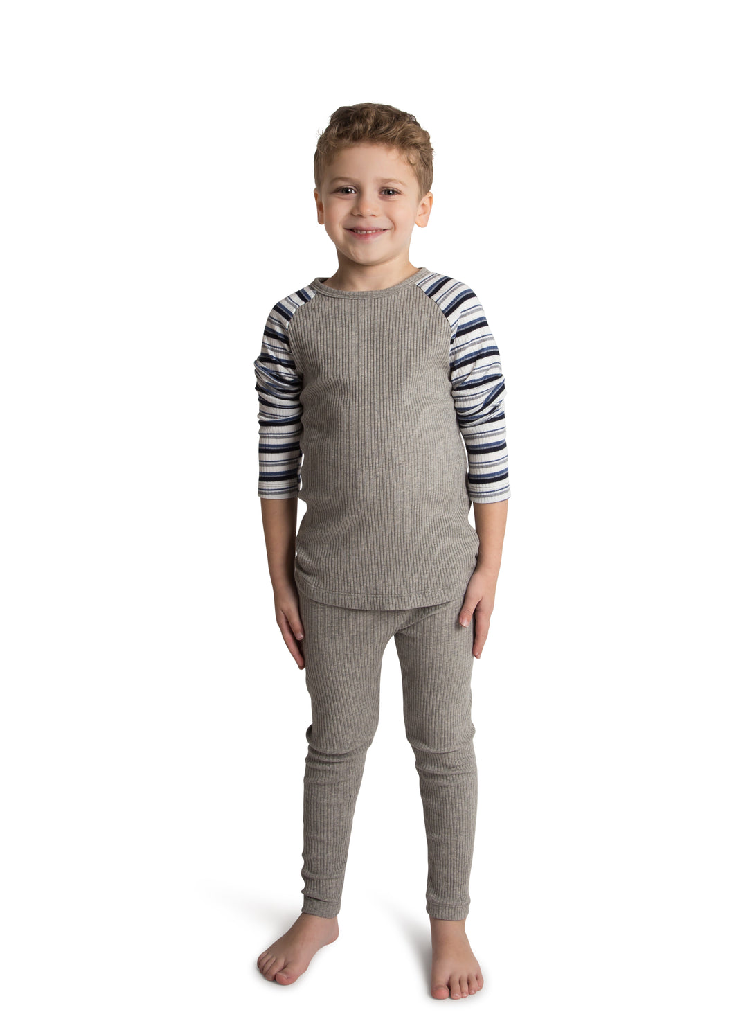 Kids best sale ribbed pajamas